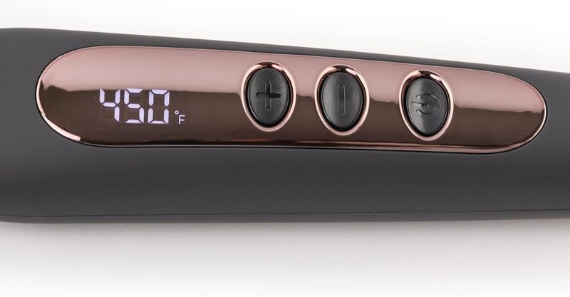 L'ANGE HAIR Straightening Brush - Heated Tool for Smoother, Frizz-Controlled Hair | Dual-Voltage Ceramic Hot Brush (Black)