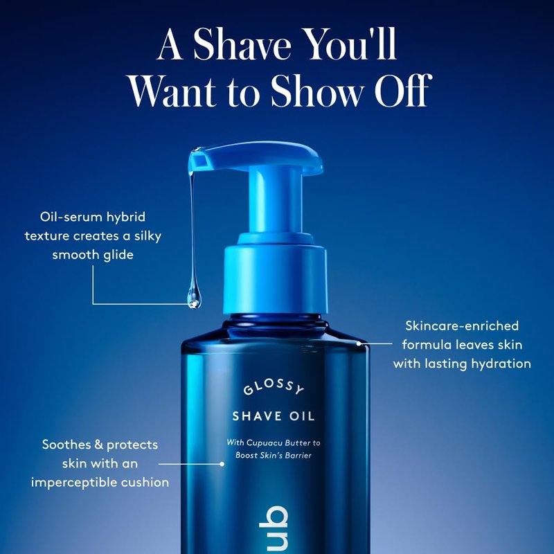 Athena Club Shave Oil for Women, Hydrating Pre-Shave Oil with Jojoba and Avocado Oils, Smooth Glide for Sensitive Skin, Cosmic Flower Scent, 8 fl oz, Pack of 1