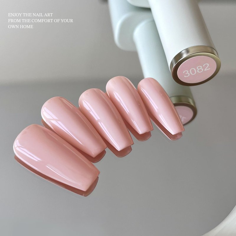 GAOY Pink Gel Nail Polish, 16ml Soak Off Gel Polish, UV Light Cure for Nail Art DIY Manicure at Home, 3082 Basic Pink