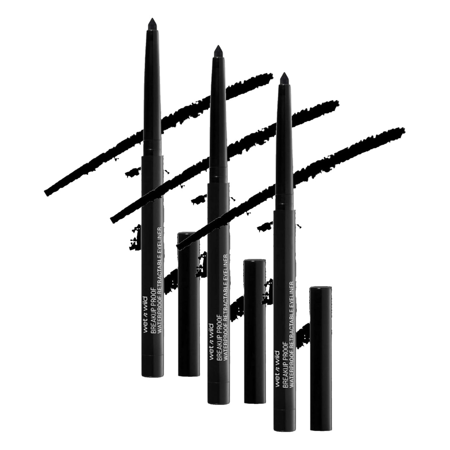 Wet n Wild Mega Last Liquid Eyeliner - Waterproof, Smudge Resistant, Quick Drying | Blackest Black, 16-Hour Wear