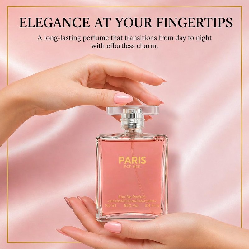 Sandora Fragrances Women's Perfume - Elegant Floral Eau De Parfum | Orange, Jasmine, Patchouli, Vanilla, 3.4 fl oz