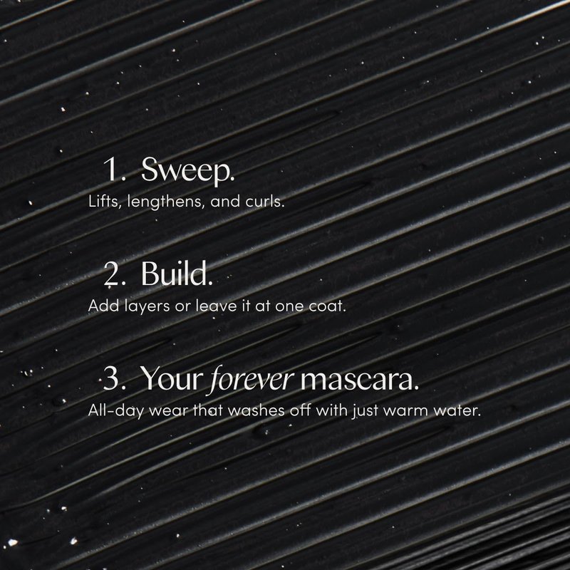 Ravie Beauty Effortless Lash Classic Curve Mascara BLACK (Black) - Lengthening and Volumizing Mascara, Smudge Proof, Flake Free, Buildable, Long Lasting, Washes Off with Warm Water