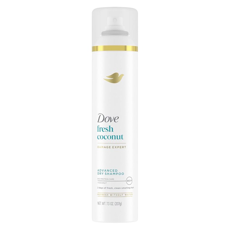 Dove Advanced Dry Shampoo - Fresh Coconut Formula for Clean, Revived Hair | 7.3 oz