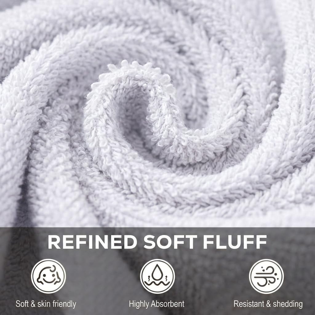 Utopia Towels 60 Pack Cotton Washcloths Set, 100% Ring Spun Cotton, Premium Flannel Face Cloths, Highly Absorbent and Soft Feel Fingertip Towels, White