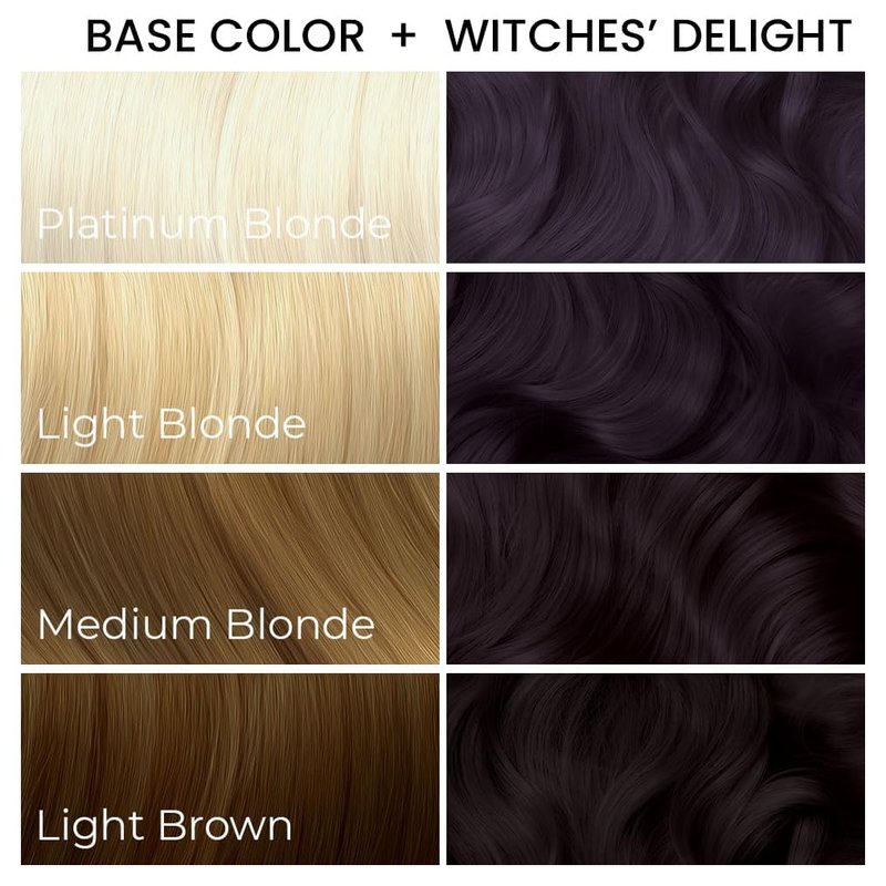 Arctic Fox Witches' Delight Semi-Permanent Hair Dye - Vegan, Cruelty-Free, Ammonia-Free - 5.6 fl oz