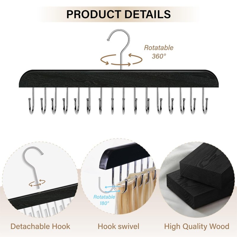 AIHOPESTO Hair Extension Holder - Professional Full Length Weft Styling Tool for Multi-Layer Hair Washing, Drying, Coloring, Styling & Storing