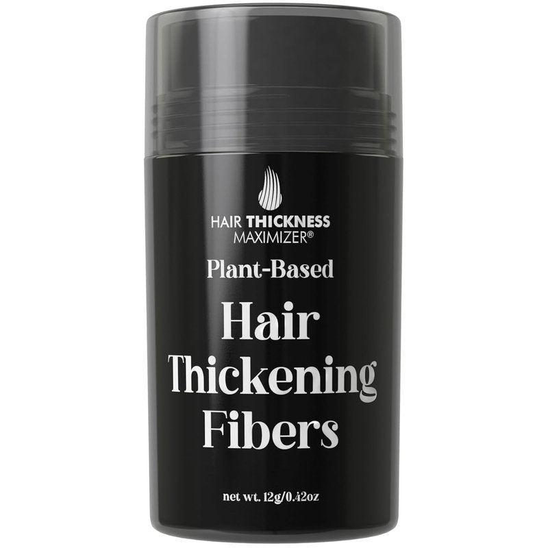 Hair Fibers for Thinning Hair - Plant-Based Formula for Instant Coverage | Dark Brown, Non-Itchy & Easy to Wash Out