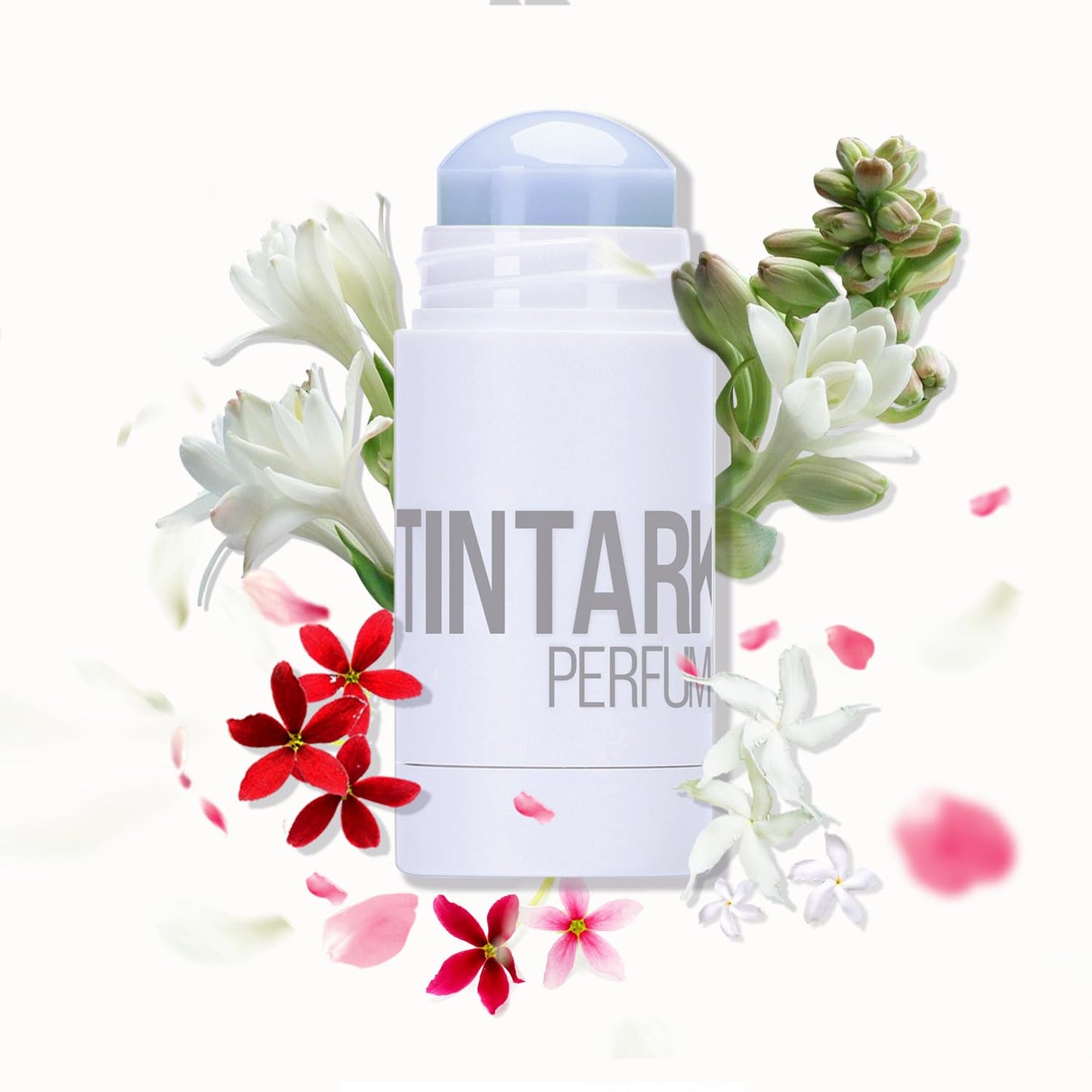 Tintark Solid Perfume Stick - Floral Eau de Parfum Inspired by Gucci Bloom | Long-Lasting Travel Size 0.53oz