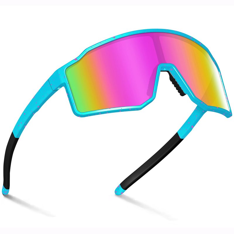 Polarized Kids Sunglasses, UV400 Protection Baseball Sunglasses for Youth Boys Girls, Softball Cycling Running Sports Glasses