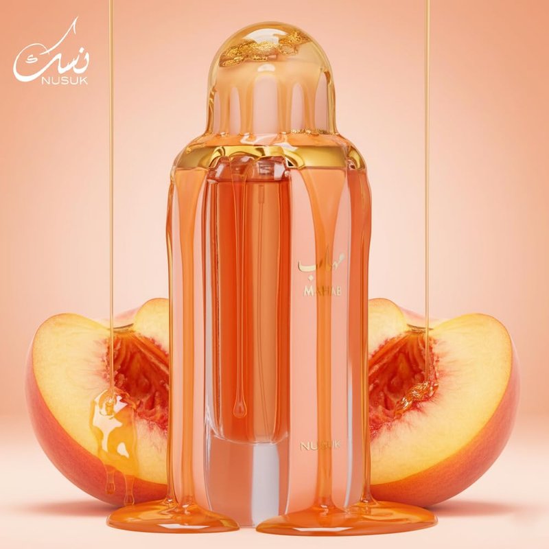 Nusuk Mahab Perfume for Men & Women - Long Lasting Extrait De Parfum Red Fruits & Musk Notes Luxury Oriental Fragrance Gift 100ml