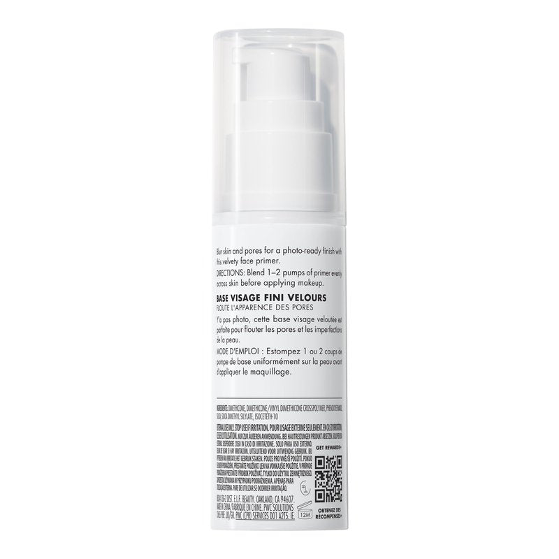e.l.f. Mineral Infused Face Primer, Primer For A Smooth Foundation Base, Fills In Fine Lines & Refines Complexion, Vegan & Cruelty-free, Large