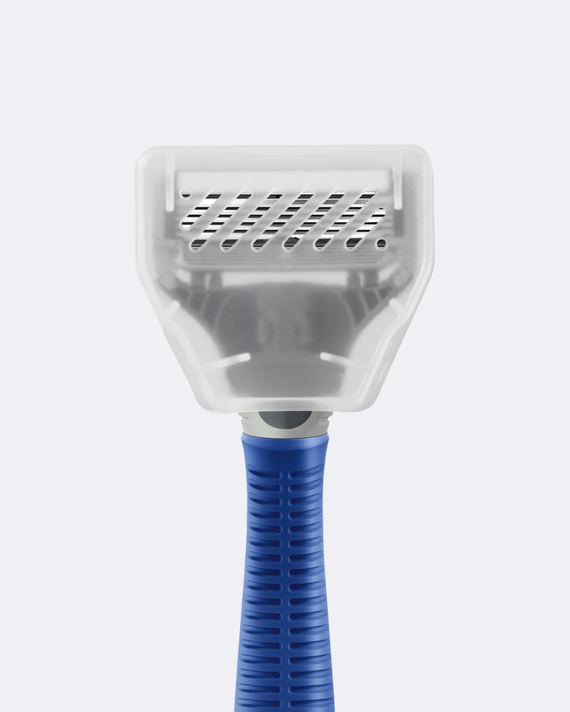 Harry's Original Razor for Men - Razor Handle and Blade Cartridge- German Engineered Blades- Indigo Blue