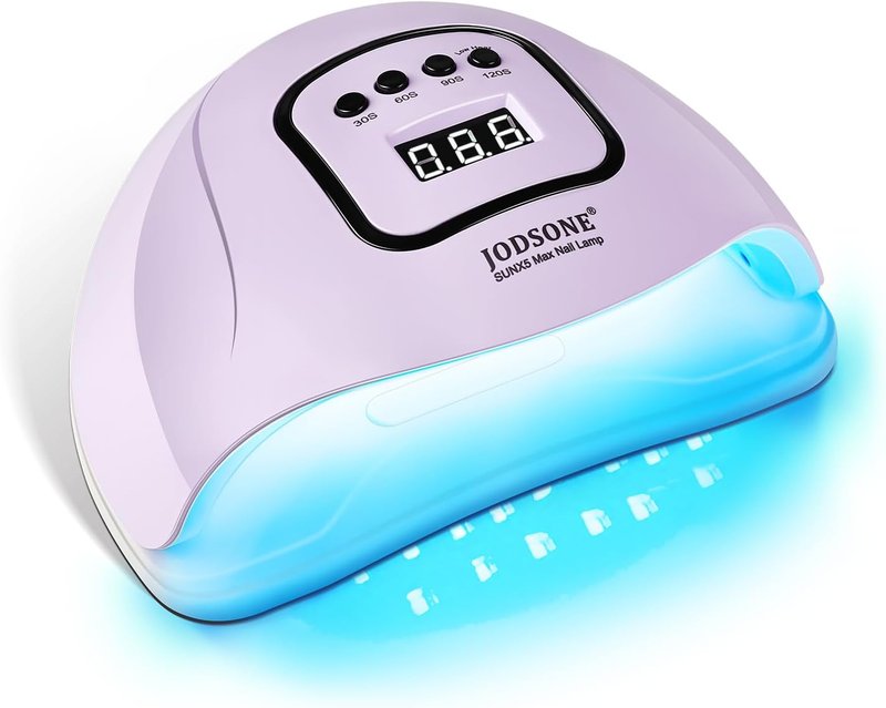 JODSONE U V LED Nail Lamp, Nail Dryer for Gel Polish with Led Light with Automatic Sensor & 4 Timers Purple