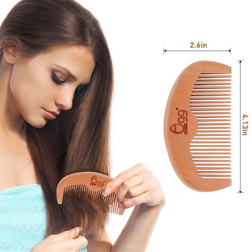 BLACK EGG Boar Bristle Hair Brush for Women Men Kid, Soft Natural Bristles Brush for Thin and Fine Hair, Restore Shine and Texture, Set includes Bamboo comb and 3 hair ties