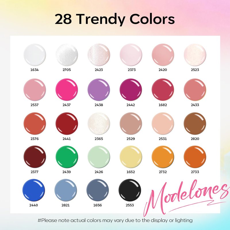 32 PCS Gel Nail Polish Set - 28 Colors Jelly Nude Polish with No Wipe Base Coat & Top Coats | Translucent Pink, White, Brown