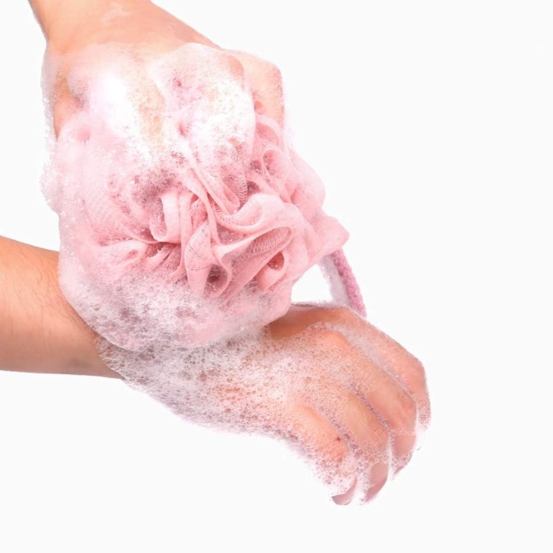 Bath Sponges, Shower Loofah for Body Exfoliation(1 pcs, Pink)