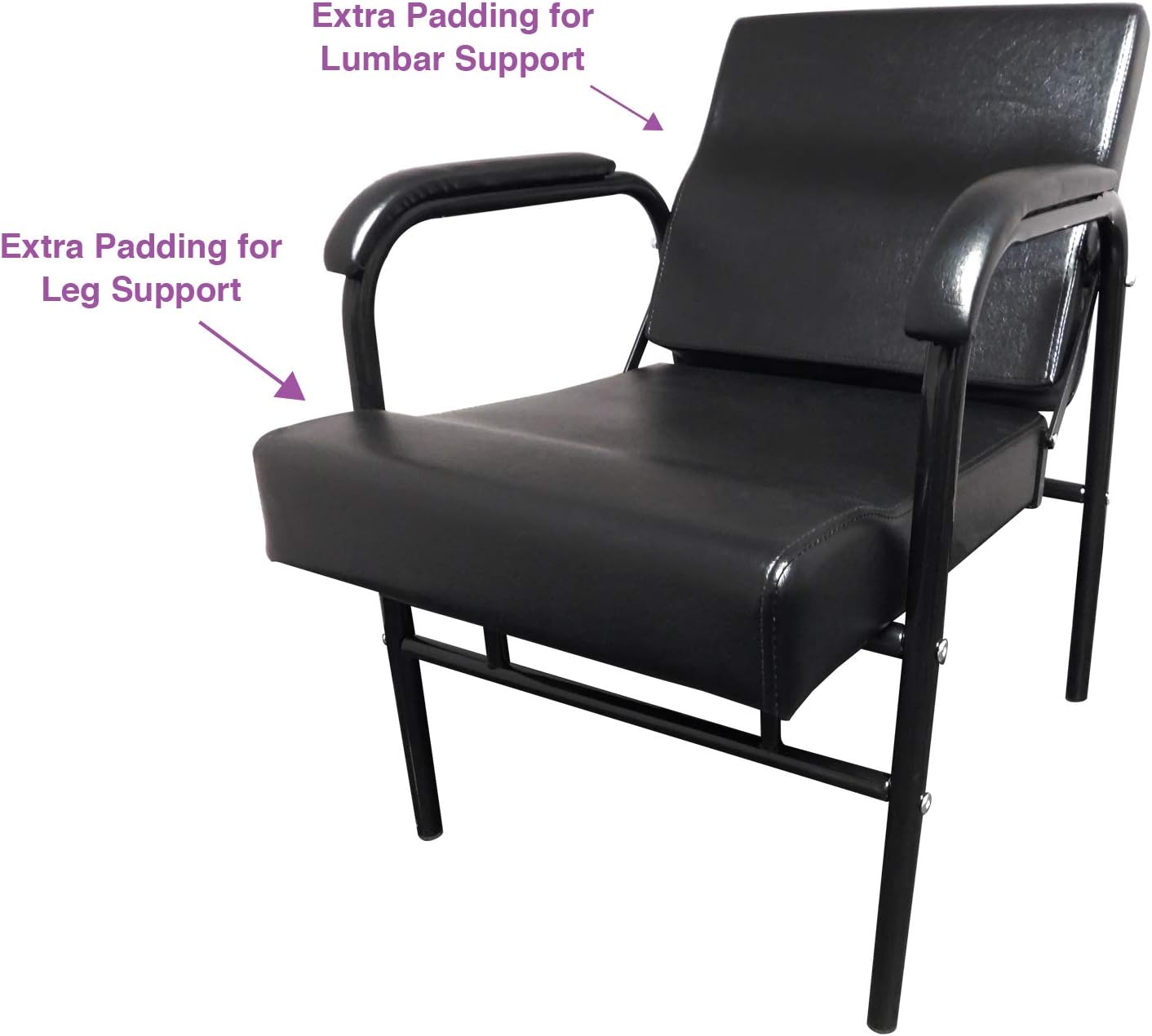 Skiennix Shampoo Chair - Auto Recline Barber Styling Chair for Salon & Spa | TLC-216A