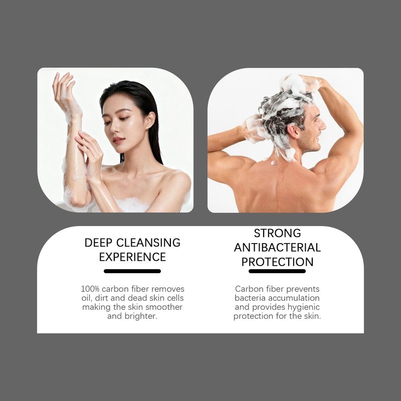 HCMISLZOSJ 2026 New Model,Exfoliating Shower Towel,2-in-1 Exfoliating Towel, Premium Scrub Wash Cloth for Body Face, Body Scrubber with 2 Sides for All Skin Types