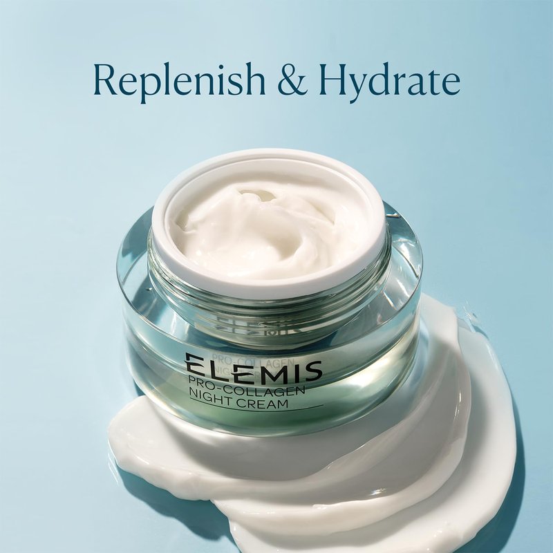 ELEMIS Pro-Collagen Night Cream - Overnight Anti-Aging Moisturizer - Hydrating and Firming Formula for Fine Lines and Wrinkles - 50ml