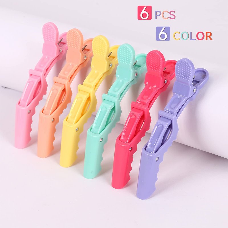 10Pcs Rat Tail Combs Hair Clips Set 4Pcs Combs for hair stylist Teasing Comb Parting Comb and 6Pcs Alligator Hair Clips Hair Styling Braiding Comb for Women Girls