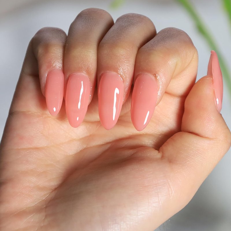FANNEST Rubber Base Gel Polish Set, 8 IN 1 Builder Gel For Nails in a Bottle, Self leveling Builder Extension Strengthener Nail, Repai NailSoak Off UV DIY Home Gift for Girls (Clear Pink)