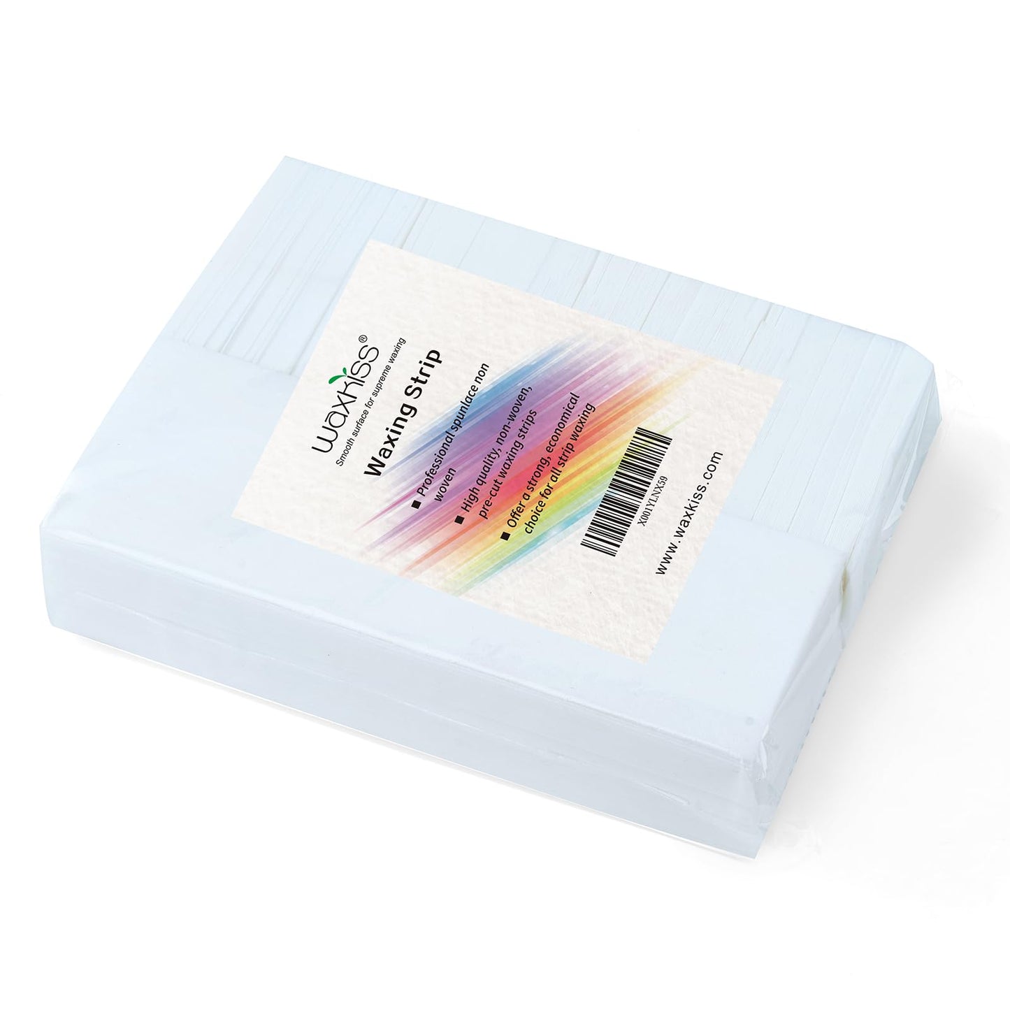 Waxkiss Beauty Non Woven Body and Facial Wax Strips Large Hair Removal Epilating Strips