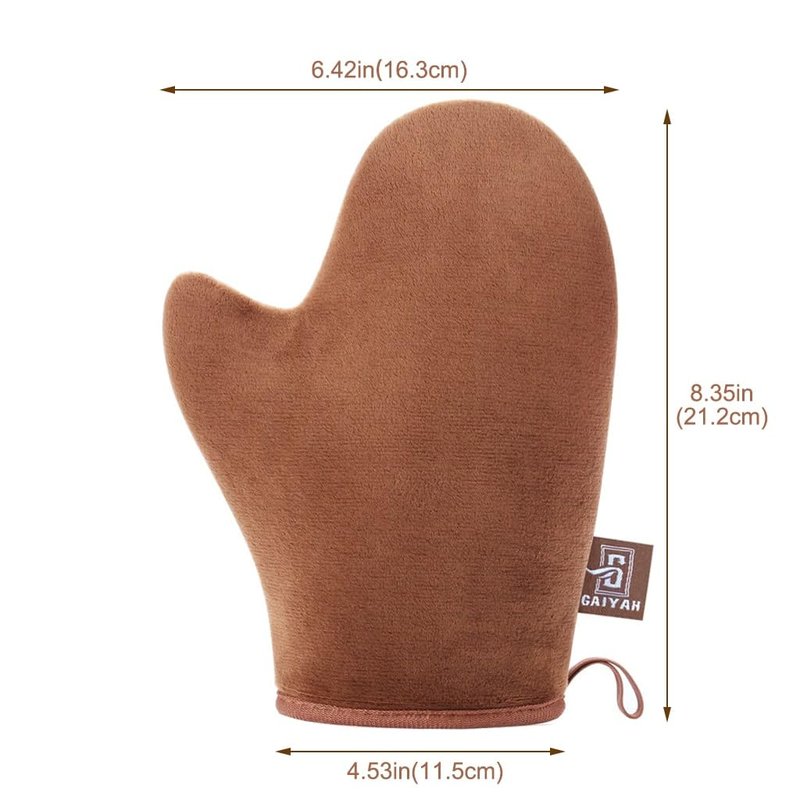 GAIYAH Self Tanning Mitt Applicator Self Tanner Mitt Applicator Tanning Mitts Self Tanner With Thumb Ultra Soft Tanning Glove For Self Tan Mitt