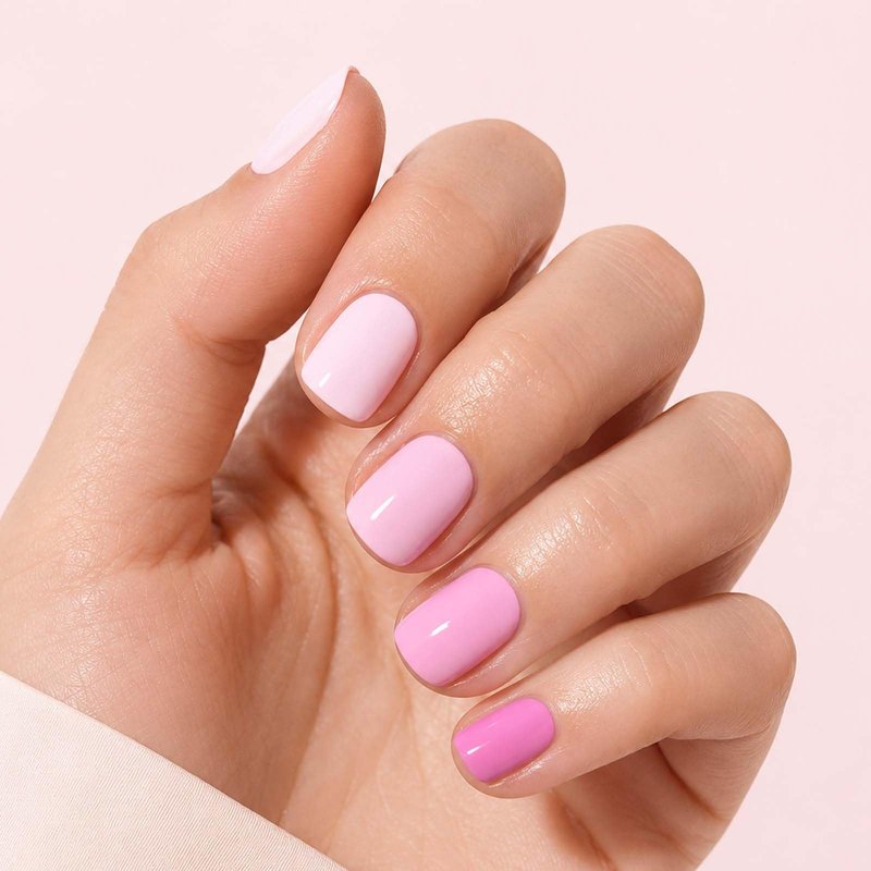 AZUREBEAUTY 6 Colors 15ml HEMA Free Pink Purera Gel Nail Polish Set, Same Color Bottles, Soak Off UV LED Gel Polish Kit Nail Art for DIY at Home Manicure Salon Gift, Neon Light Bright Baby Pink