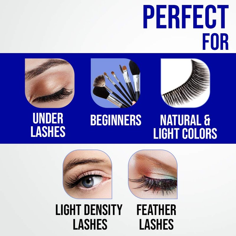 DUO Eyelash Glue - Quick-Set, Strong Hold, Latex-Free, Waterproof | 0.18 oz, 2 Pack in White/Clear