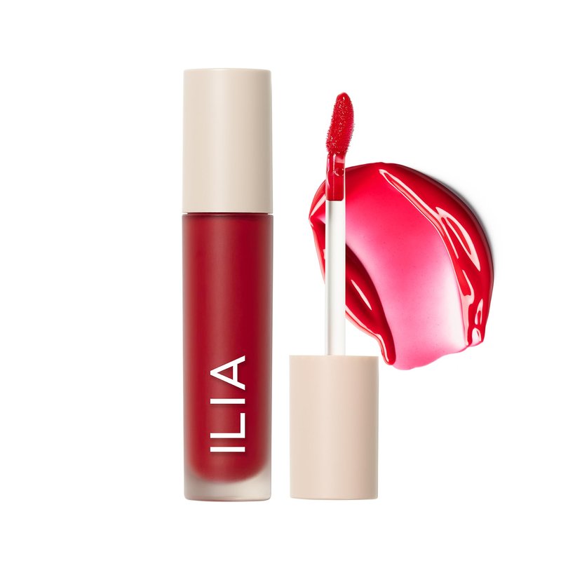 ILIA - Overglaze Hydrating Lip Gloss | Long-Wear, Non-Sticky, 24-Hour Hydration | Smooth + Plump | Vegan + Silicone-, Gluten-, Nanoparticles-Free (Flambé)