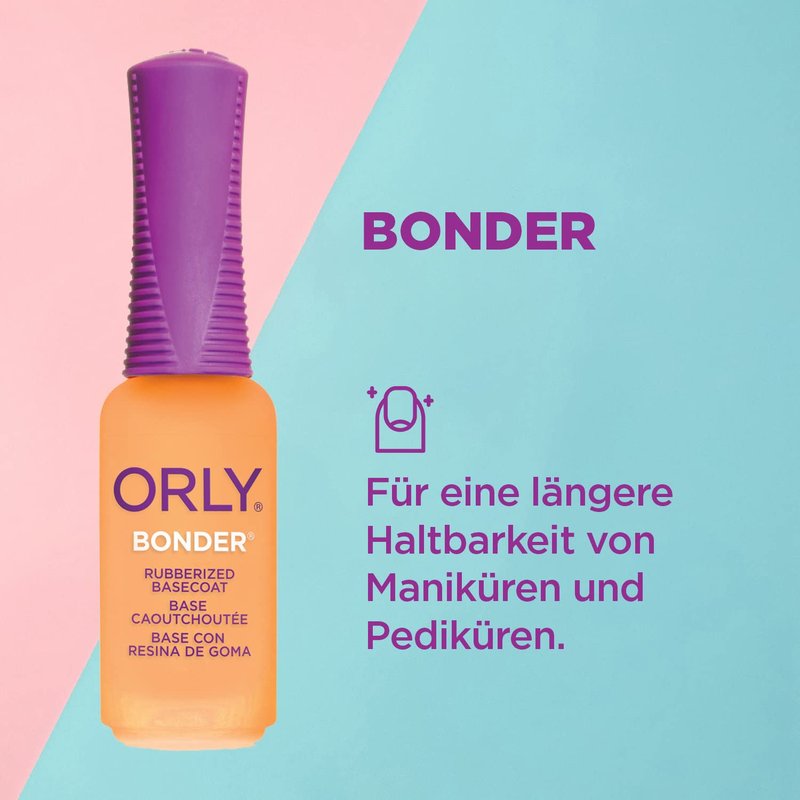 Orly Bonder Rubberized Nail Base Coat, .3 Ounce