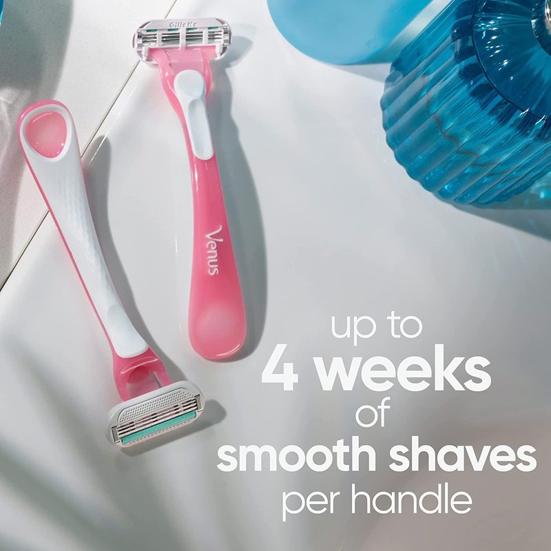 Gillette Venus Sensitive Razors for Women - 6 Count | Close Shave for Sensitive Skin