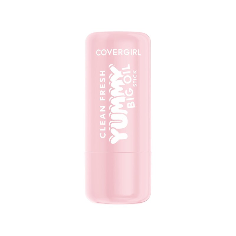 COVERGIRL Clean Fresh Yummy Big Oil Stick, Flavored Lip Oil, Dewy Finish, Non-Greasy - 120 Let’s Get Fizzical (Clear)