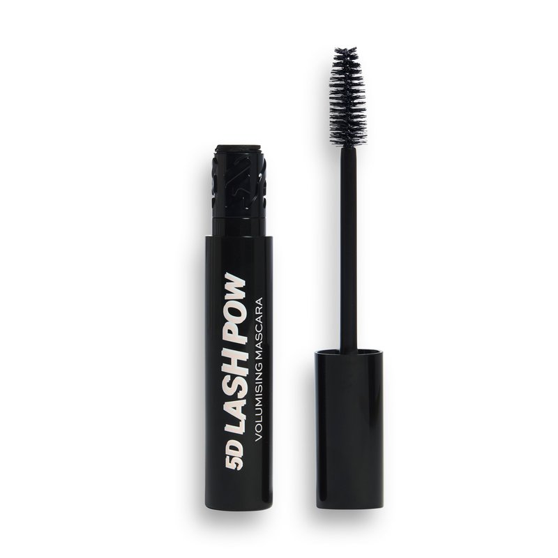 Revolution, 5D Lash Pow Mascara, Lengthening & Volumizing Effect, Thickening Black Formula, Vegan & Cruelty-Free, 0.41 fl oz