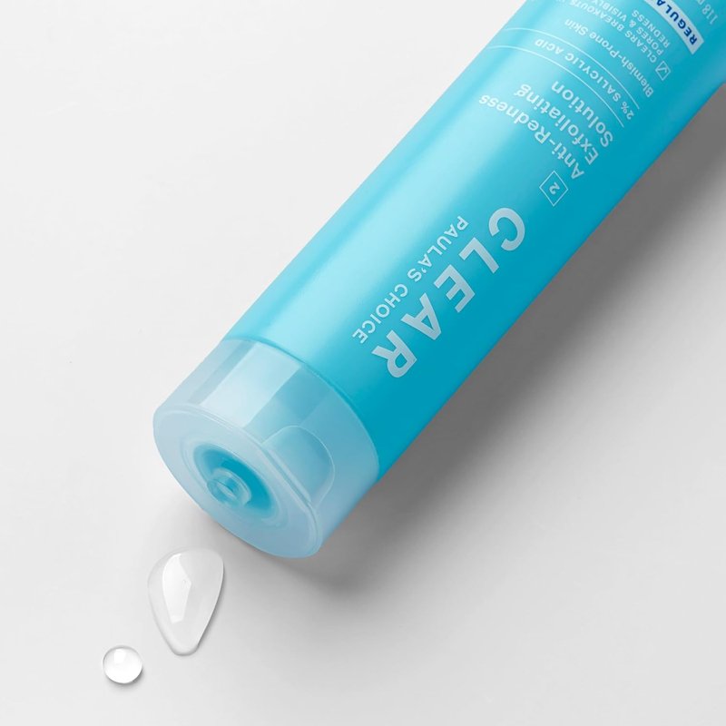 Paula's Choice CLEAR Exfoliating Solution - 2% Salicylic Acid Liquid for Acne, Blackheads & Clogged Pores | Fragrance-Free