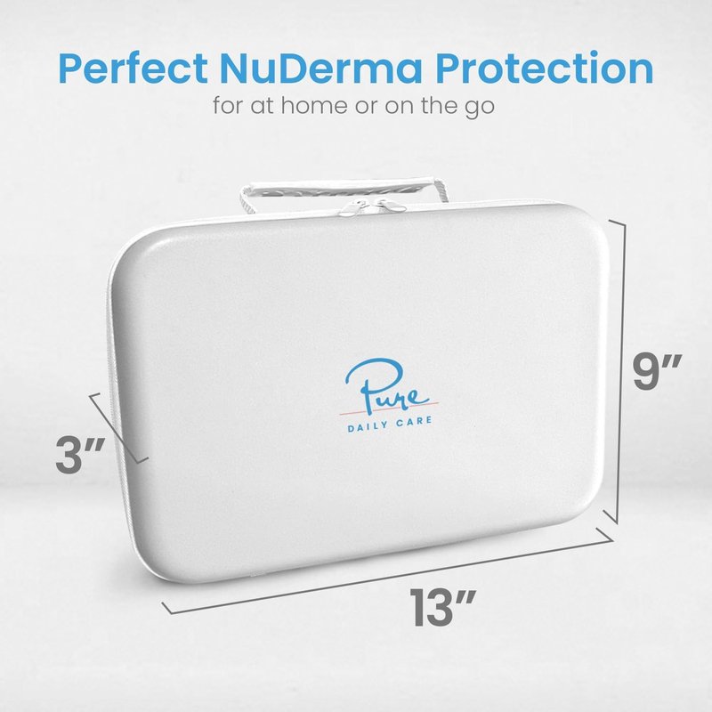 NuDerma Carrying Case for High Frequency Wand | Portable, Padded Storage for All Models