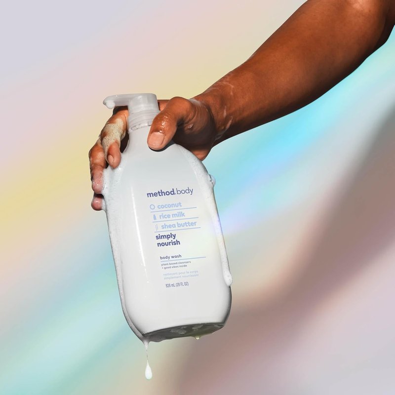 Method Body Wash - Simply Nourish, Paraben & Phthalate Free, 28 Oz | Gentle Hydration for All Skin Types