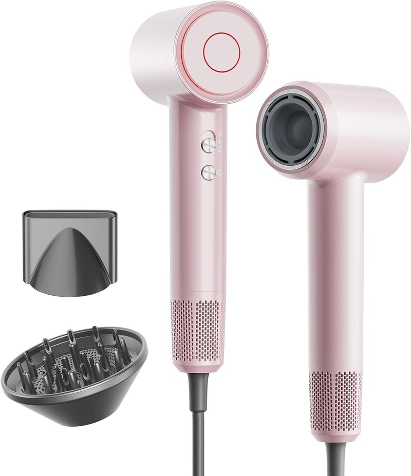 Skiennix Hair Dryer - 160,000 RPM High-Speed Ionic Blow Dryer with Brushless Motor & Magnetic Diffuser