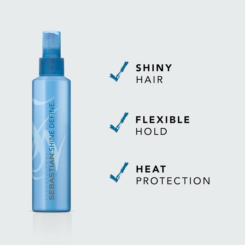 Sebastian Professional Hairspray - Flexible Shine Define with Heat Protection | 6.7 fl oz