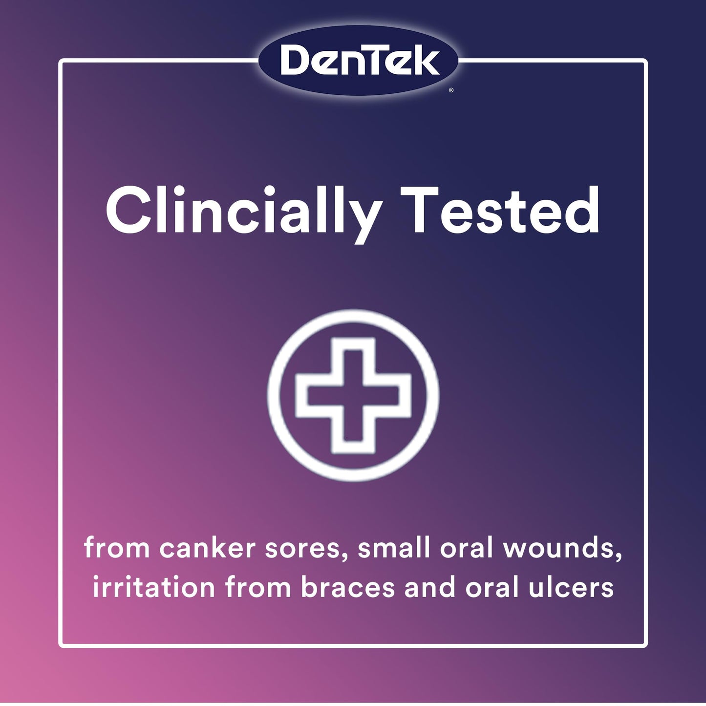 DenTek Canker Relief Patches for Canker Sore Pain Relief, Helps Relieve Soreness from Braces & Oral Wounds, 6 Count