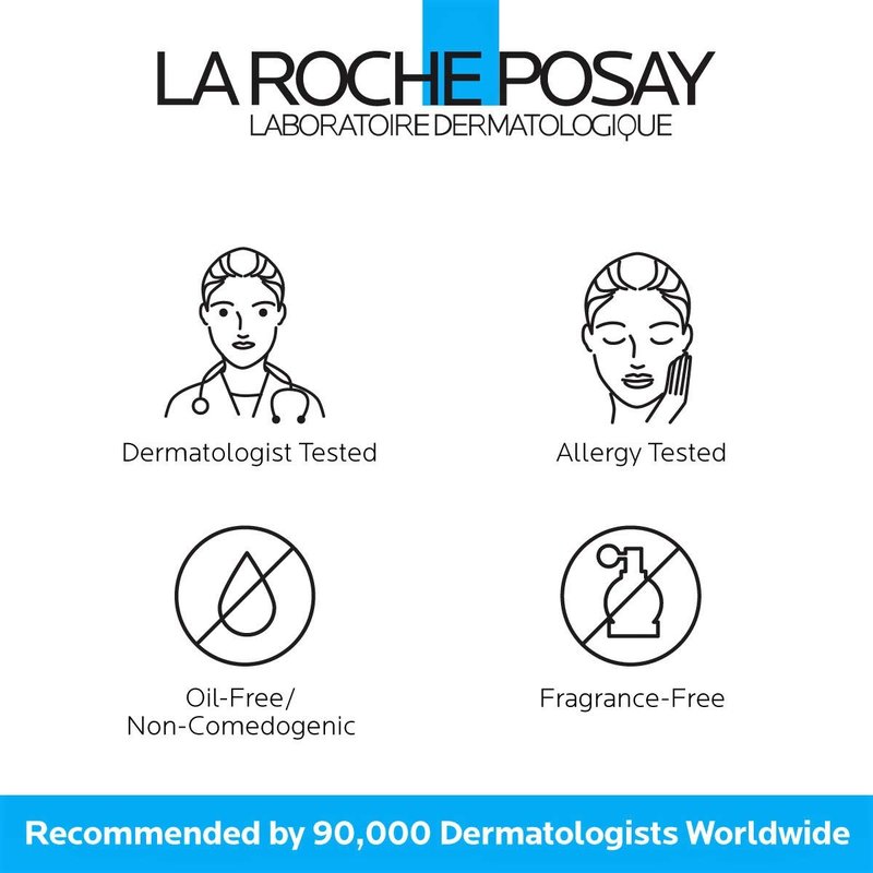 La Roche-Posay Toleriane Sensitive Fluide - Lightweight Oil-Free Moisturizer for Sensitive Skin