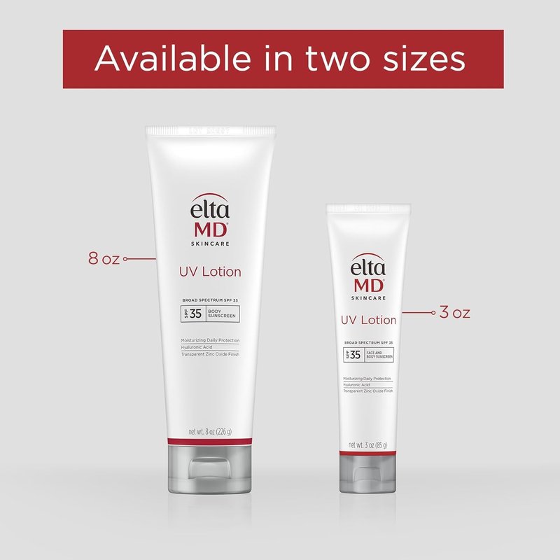 EltaMD UV Lotion SPF 30+ | Mineral Sunscreen Moisturizer for Face & Body - Non-Greasy, Fragrance-Free, Sensitive Skin