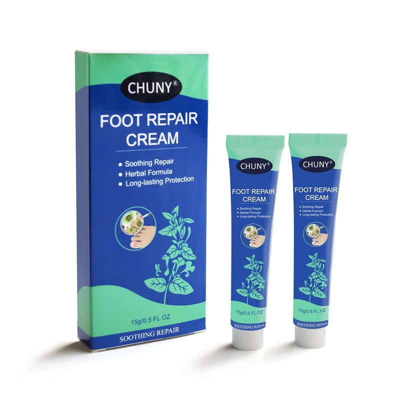 CHUNY Foot Cream for Cracked Heels Cream - Extra Strength for Cracked Heels, Dry Skin & Itchy Feet – Soothes Burning, Scaling & Irritation for Men and Women