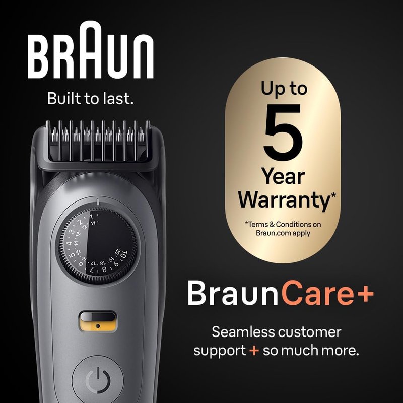 Braun Series 5 All-in-One Beard & Body Grooming Kit - Cordless Trimmer & Shaver for Men | AIO 5510