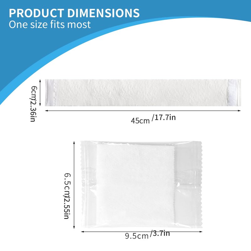 MoyRetty Disposable Headbands - 100 Pack Spa Hair Bands for Facials | Adjustable Magic Tape