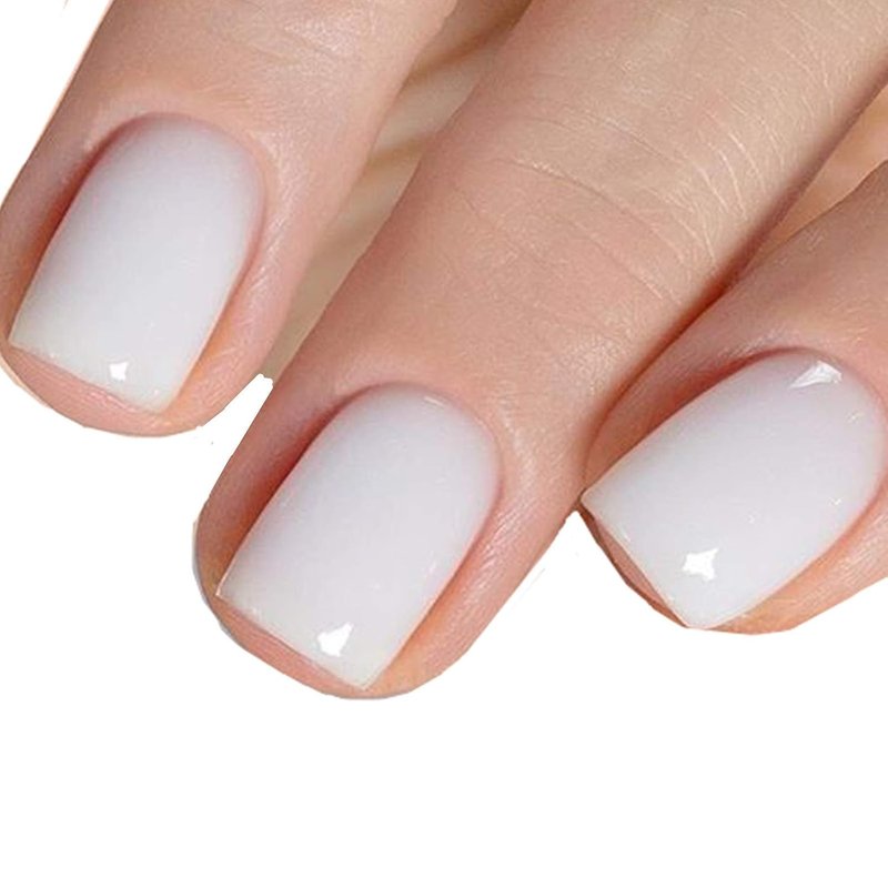 MEMEDA Gel Nail Polish - Milky White Nude Color | Long-Lasting 0.27 fl oz Formula