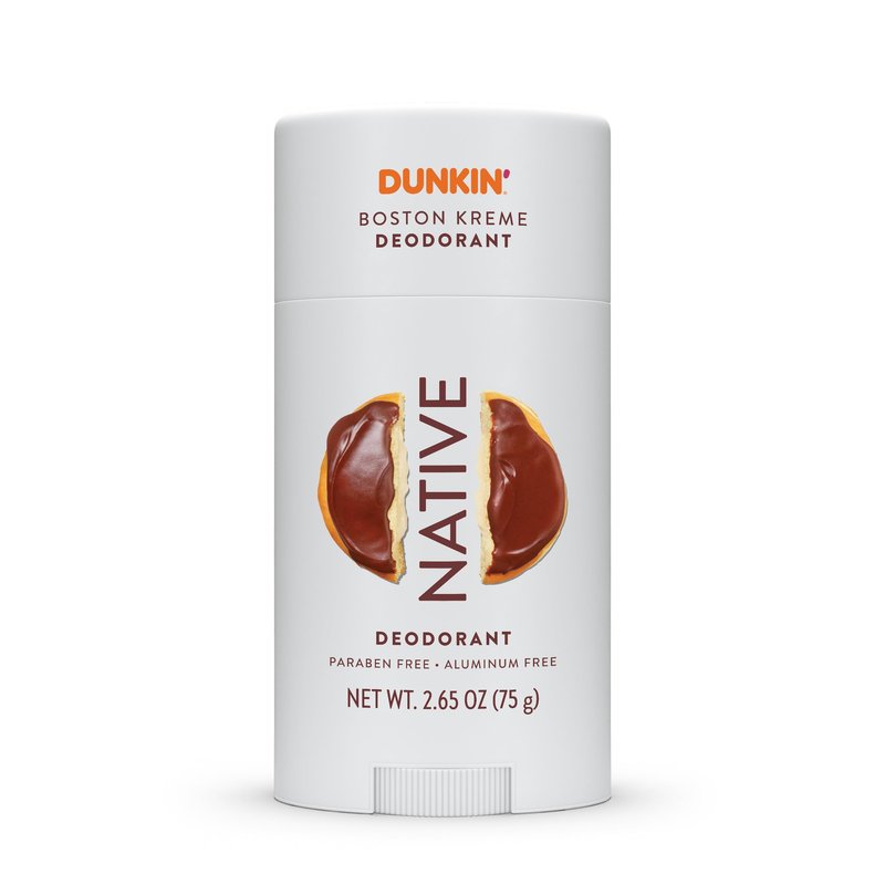 Native Deodorant | Limited Dunkin Donuts Edition | Aluminum Free with Baking Soda, Probiotics, Coconut Oil and Shea Butter | Boston Kreme 2.65oz