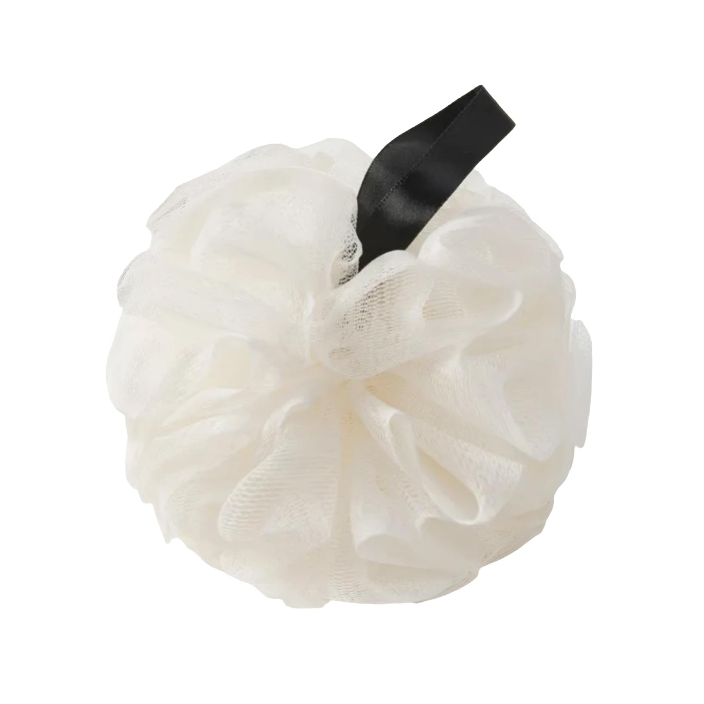 Loofah Sponges for Shower,Exfoliating Cleaning Bath Loofa Body Scrubber Balls for Women Men Washing(1 pcs,White)