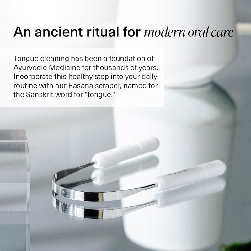 Boka Tongue Scraper - Stainless Steel Cleaner with Travel Case & Pouch for Fresh Breath | Adults & Kids