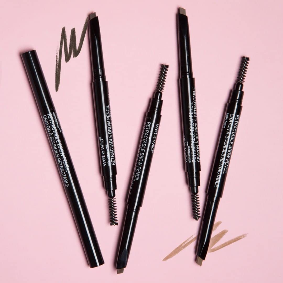 Ultimate Eyebrow Retractable Definer Pencil - Taupe | Dual-Sided Brush for Precise Brow Shaping & Filling